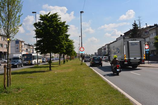 A EENZIJDIGE VOORTUINEN Bij het ontstaan van de wijk werd geen aandacht aan groen