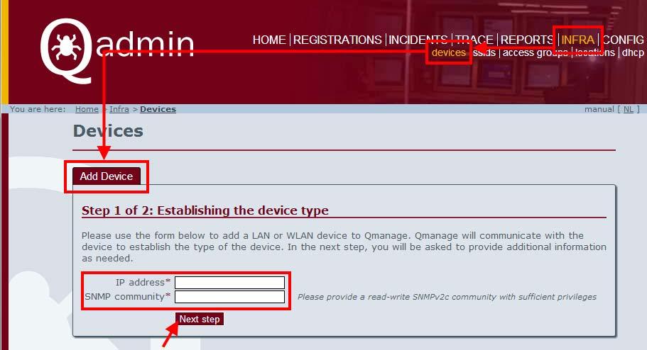 5.1.5 SNMP-Trap snelheid instellen Om ervoor te zorgen dat de switch SNMP-traps met de juiste snelheid naar Qmanage stuurt, zodat wisselingen van clients op een poort op tijd worden ontdekt.