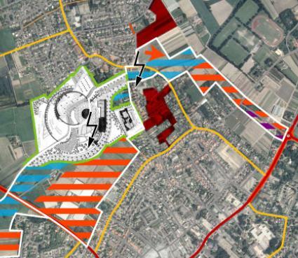 5.17 Conclusie: kansen / knelpunten In de Quick-scan Randweg Zundert zijn de volgende kansen benoemd in/ voor het zoekgebied van de Randweg (Figuur 5.