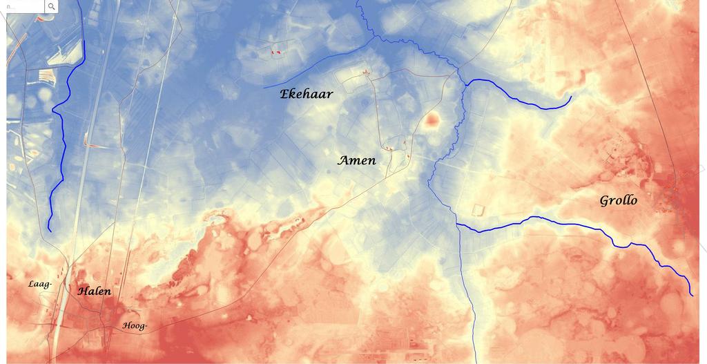 Drenthe jaar 0-500 kaart 9 Ekehaar en Amen zijn te vergelijken met Anreep en Deurze, die iets noordelijker liggen.