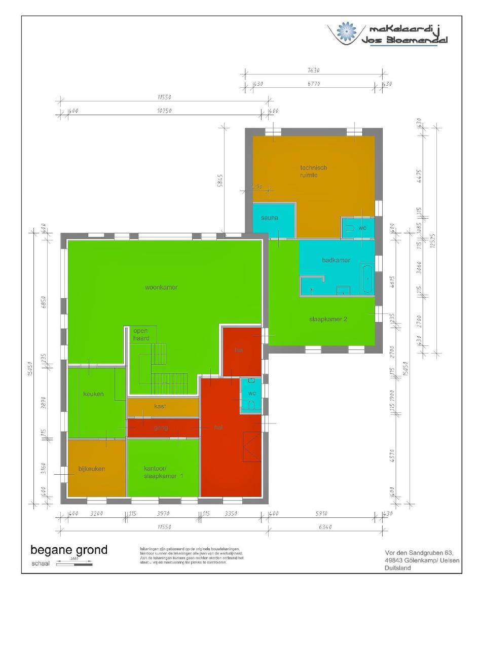 Plattegronden/ indeling: BEGANE