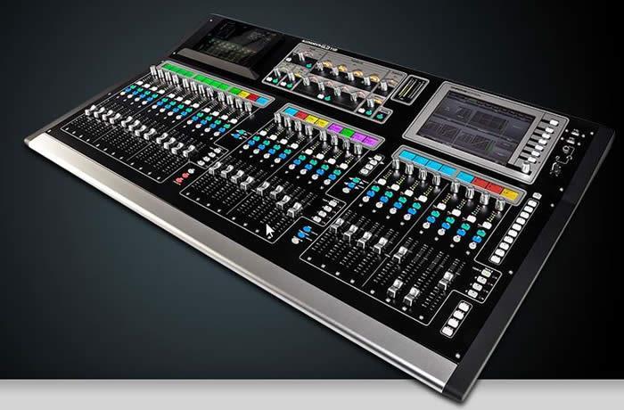 PA mengtafel Allen & Heath GLD112 Chrome Edition, 48 kanalen (digitaal) De Allen & Heath GLD-112 is een hoogwaardige digitale PA-mixer.