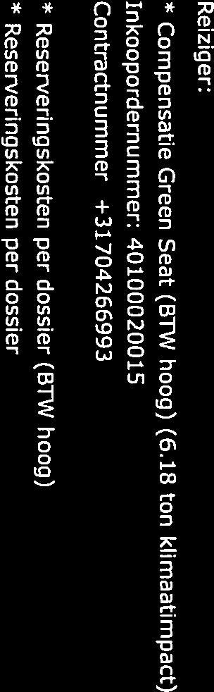 Reserveringskosten per dossier (BTW hoog) 3 x 4,00 12,00 Reserveringskosten per dossier 3 x 36,00 108,00