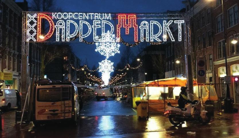 Stadsdeel Oost heeft een aantal markten, waaronder de beroemde Dappermarkt.