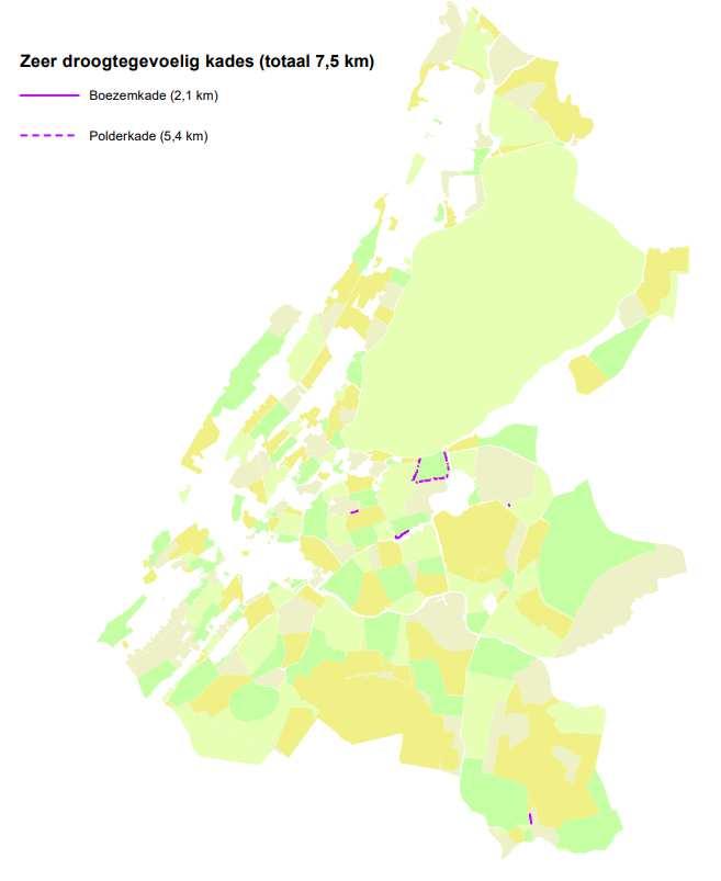 3b. Inspecties zeer-droogtegevoelige keringen In de periode van 5 tot en met 7 augustus (week 32) vonden, in aanvulling op inspecties op de bovengenoemde 3 referentie locaties, ook inspecties plaats