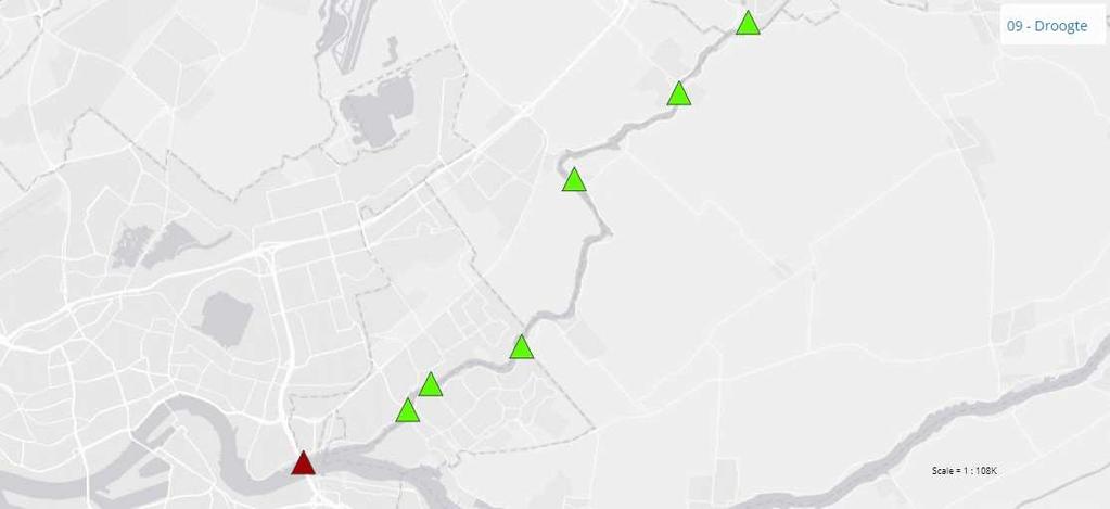 8. VERZILTINGSBEELD HOLLANDSCHE IJSSEL (22 juli 2019 14:30 uur) Boezemgemaal Gouda Gemaal Verdoold Gemaal Nesse Gemaal Veurink Gemaal Middelwetering Krimpen a/d IJssel Brienenoordbrug