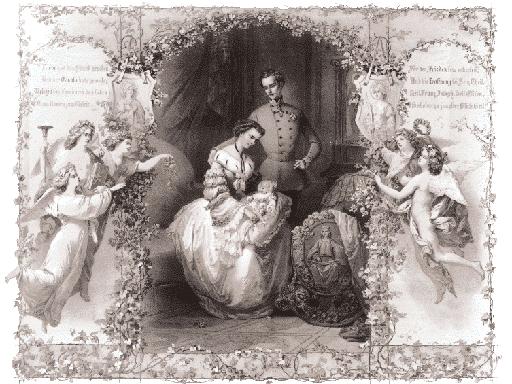 Een kind sterft Amper een jaar na het huwelijk bracht de jonge keizerin een meisje ter wereld dat bij de doop de naam van de moeder van Franz Joseph, Sophie, ontving.