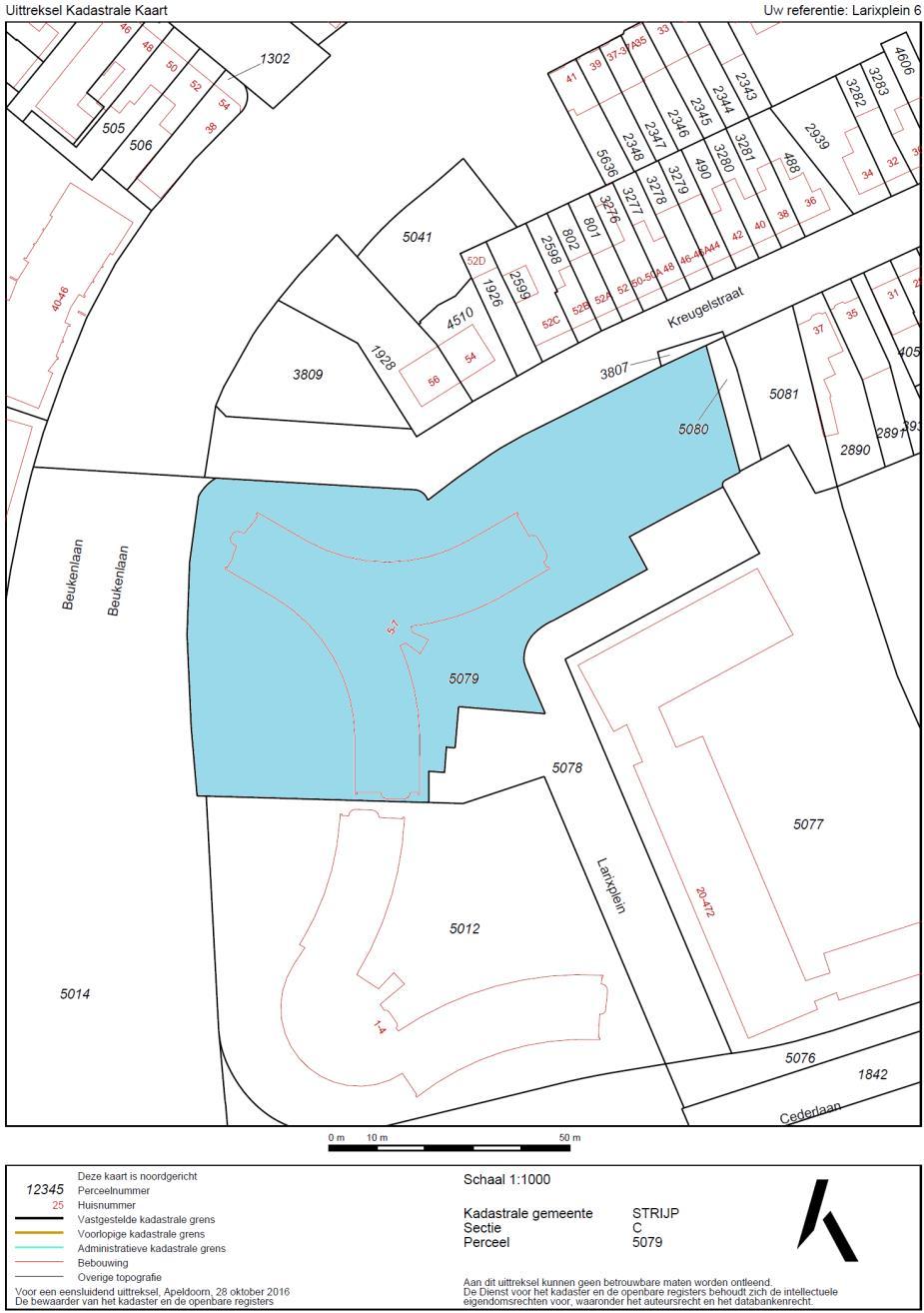 Kadastrale kaart Bestemmingsplan Het bestemmingsplan is te raadplegen op www.ruimtelijkeplannen.