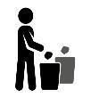 6.10. Besparen van energie & respect voor het milieu U moet uw huishoudelijk afval sorteren met behulp van de daarvoor bestemde huisvuilzakken.
