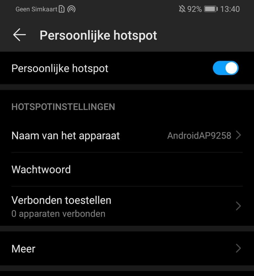 Voorde Tijdens de Geen WiFi? Instellen Wifi Hotspot op Android: 1. Open de Instellingen-app, ga naar Draadloos en netwerken 2.
