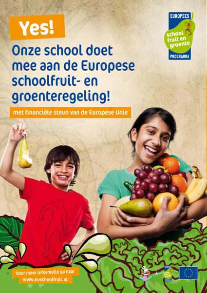 SCHOOLFRUIT Van 11 november 2019 tot en met 13 april 2020 doet wij mee aan het EU-Schoolfruitprogramma.