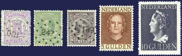 861 867 848 Stockboek met Nederlandse gebruikte zegels en series op briefstukjes en enveloppen wb.
