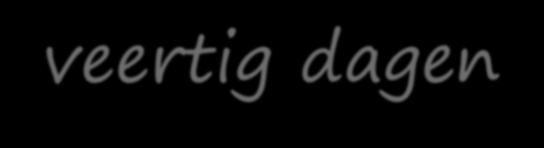 2 Hij werd daar veertig dagen beproefd door de diabolos. En hij at geheel niets in die dagen en toen ze werden afgesloten, was hij hongerig. vergl. Mozes in Ex.