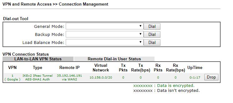 10. Ga naar VPN and Remote Acces >> IPSec General Setup, Vul een Pre-Shared Key in, Deze key moet overeenkomen met de Shared secret in stap 5. Bevestig de key en klik op OK. 11.