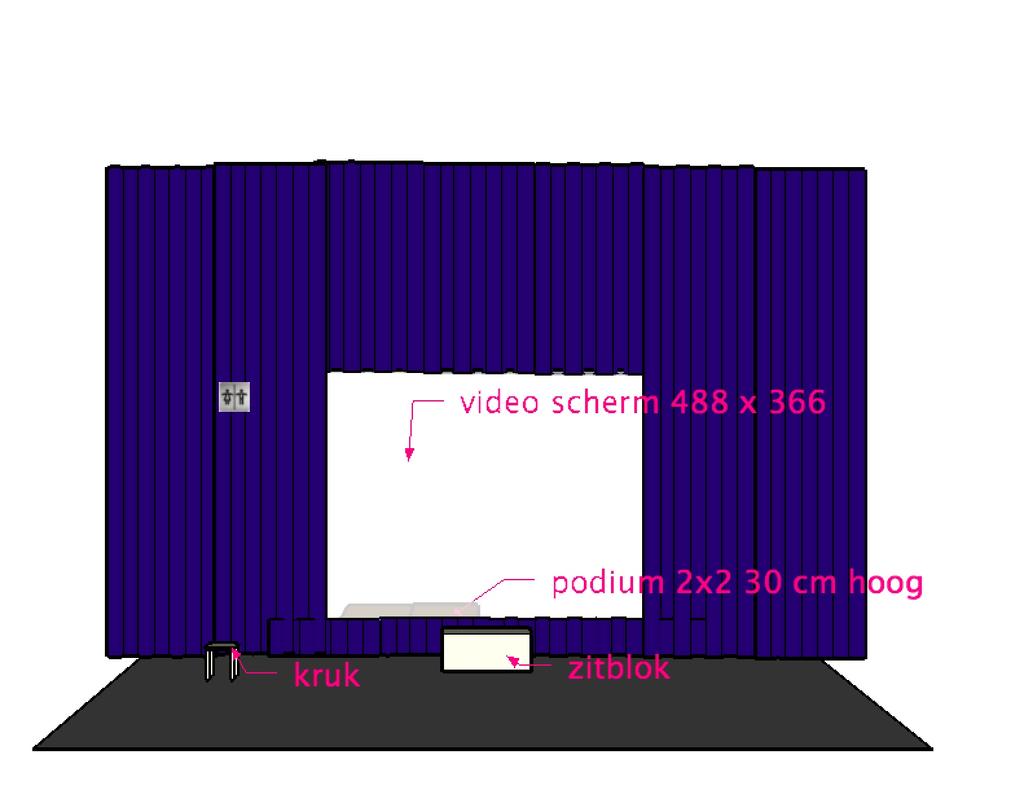 VIDEO Videobeamer 5500-6000 ansi lumen 16:9 contrast 10,000:1full lens shift, short throw ratio 0,79 : 1, bij voorkeur met shutter - Aansluitmogelijkheid / sturing op vga ter hoogte van de regie in