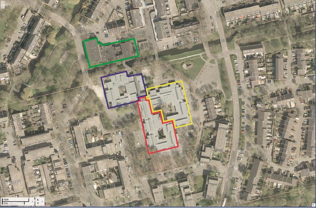 Gymzaal De Ark [Prot Chr] 1509 m2 De Regenboogschool [RK] 1523 m2 Huidige scholen hebben allen per stuk een te klein oppervlak dan beoogd voor de toekomst.