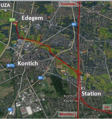 Langs de spoorlijn Antwerpen-Mechelen en de spoorlijn Kontich-Lier liggen er al fietsostrades.