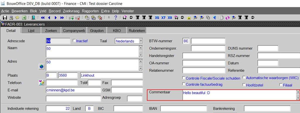 Inhoudstafel Nieuwe functionaliteiten... 2 Administratie... 2 Adressen... 2 Financieel beheer... 3 Inkoopaanvraag... 3 Contracten... 4 Vorderingsstaat onderaannemer... 6 Goedkeuren facturen.