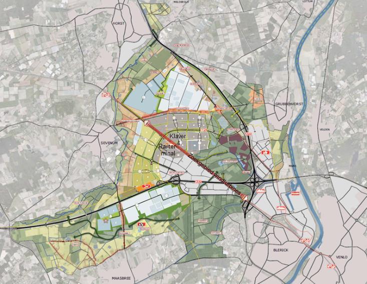 logistieke sectoren, hebben ervoor gezorgd dat de regio rondom Venlo zich heeft ontwikkeld tot één van de vijf Nederlandse Greenports.