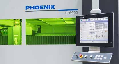 GEAVANCEERDE SNIJKOP De Phoenix heeft een focuslens van 150 mm en een automatische regeling van de focuspositie en -diameter voor een uitstekende snijkwaliteit.