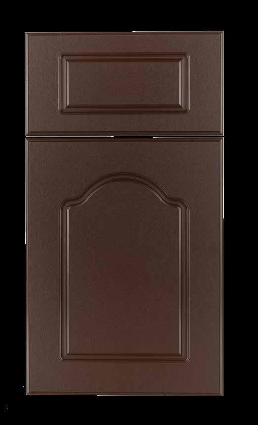 Cathedral KING DURASTYLE Raised Panel DOOR STYLES Stile Rail Inside Profile 3/4 Polymer Outside Profile Inside