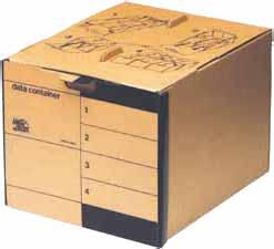 De Standaard container is een FSC gecertificeerd product Pak: 15 stuks, inclusief verbindingssteunen Space Box A4 Quick Box A4 Filing Box Geschikt voor Type karton Product barcode Aantal Omdoos