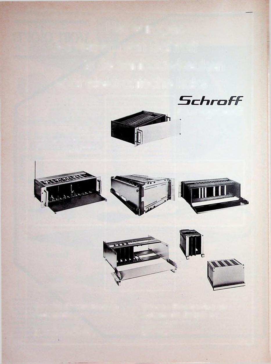 Het europac G-systeem van Schroff is de aanbouwkeuken voor elektronische koks want dit unieke bouwsysteem is ontwikkeld om het grootste rendement uit
