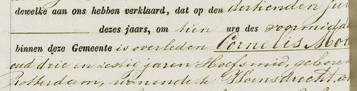 Bron West-Brabants Archief : Bevolkingsregister 1850-1862, archiefnummer boz - 0459,