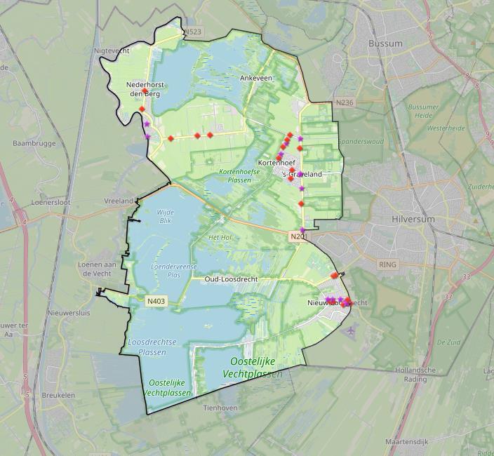 Eenrichtingsverkeer Figuur 31: Reacties gefilterd op thema eenrichtingsverkeer. Met betrekking tot het thema eenrichtingsverkeer zijn de meeste reacties rondom de Nootweg achtergelaten.