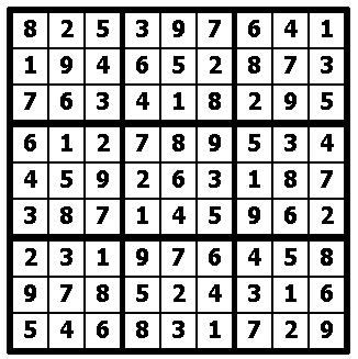 Sudoku puzzel