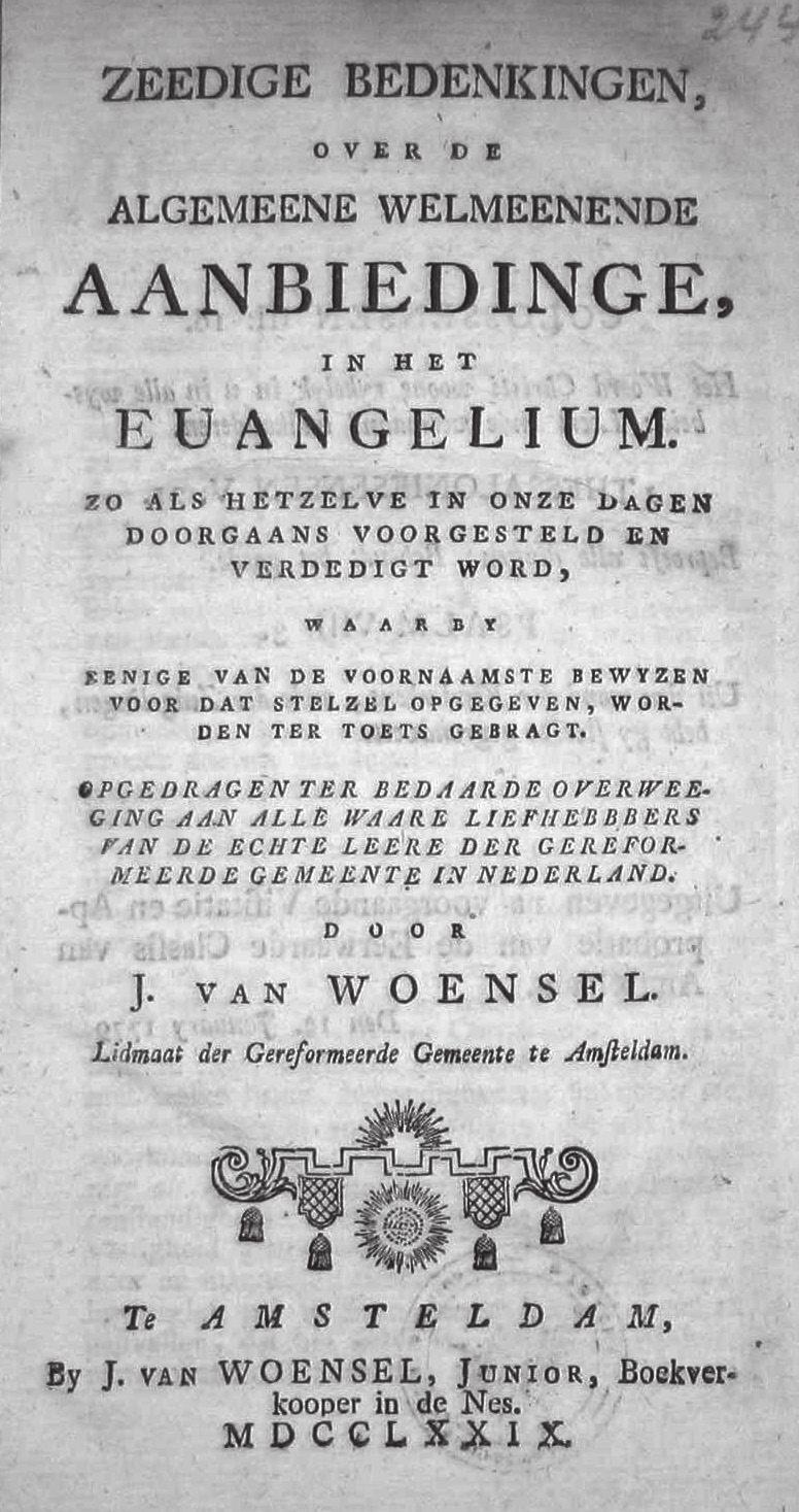 Reformatie Hoewel reformatoren als Maarten Luther en Johannes Calvijn terdege beseften dat de verkondiging en aanbieding van Gods genade in het evangelie niet bij alle hoorders een heilzaam gehoor