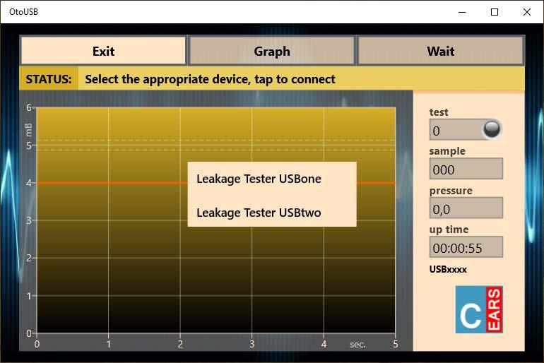 3 METEN 3.1 Opstarten Sluit de tester aan en wacht tot de indicator LED oranje oplicht en activeer dan de app, in deze volgorde.