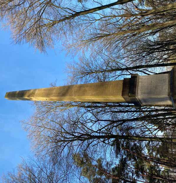 Bruisende Obelisk COLUMN/LUTGART SMEKENS Alle wegen leiden naar Rome, maar In Brasschaat