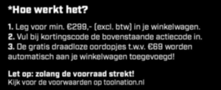 merken zelfstandig mag uitvoeren. Garantie Tot jaar garantie bij Toolnation! Profiteer nu van extra garantie tot maximaal jaar op aangekochte producten.