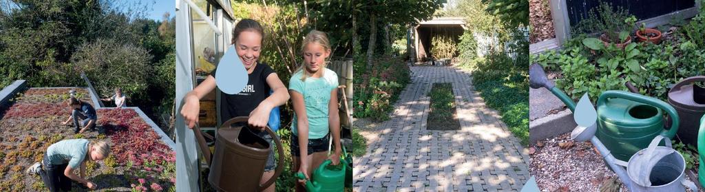 We willen minimaal de hoeveelheid water kunnen bergen die er valt op de verharding die afwatert naar de zij- en achterkant van het huis als er 20 mm regenwater valt gedurende 24 uur.