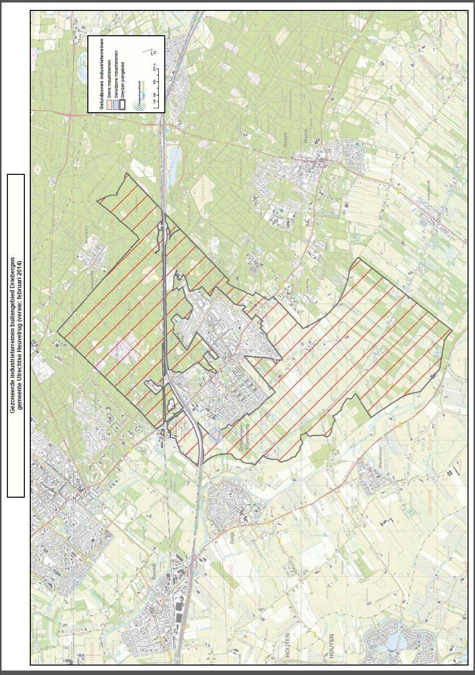 Geluid gezoneerde industrieterreinen Figuur 3 50 db(a)