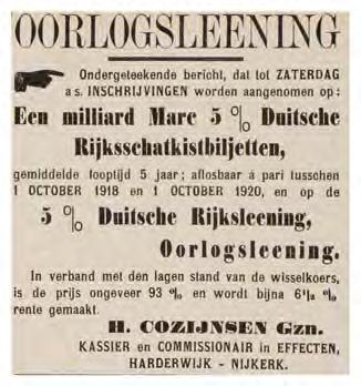 oproep: Eet Varkensvleesch. Wie zijn geld wil beleggen kan terecht bij de bankier H.