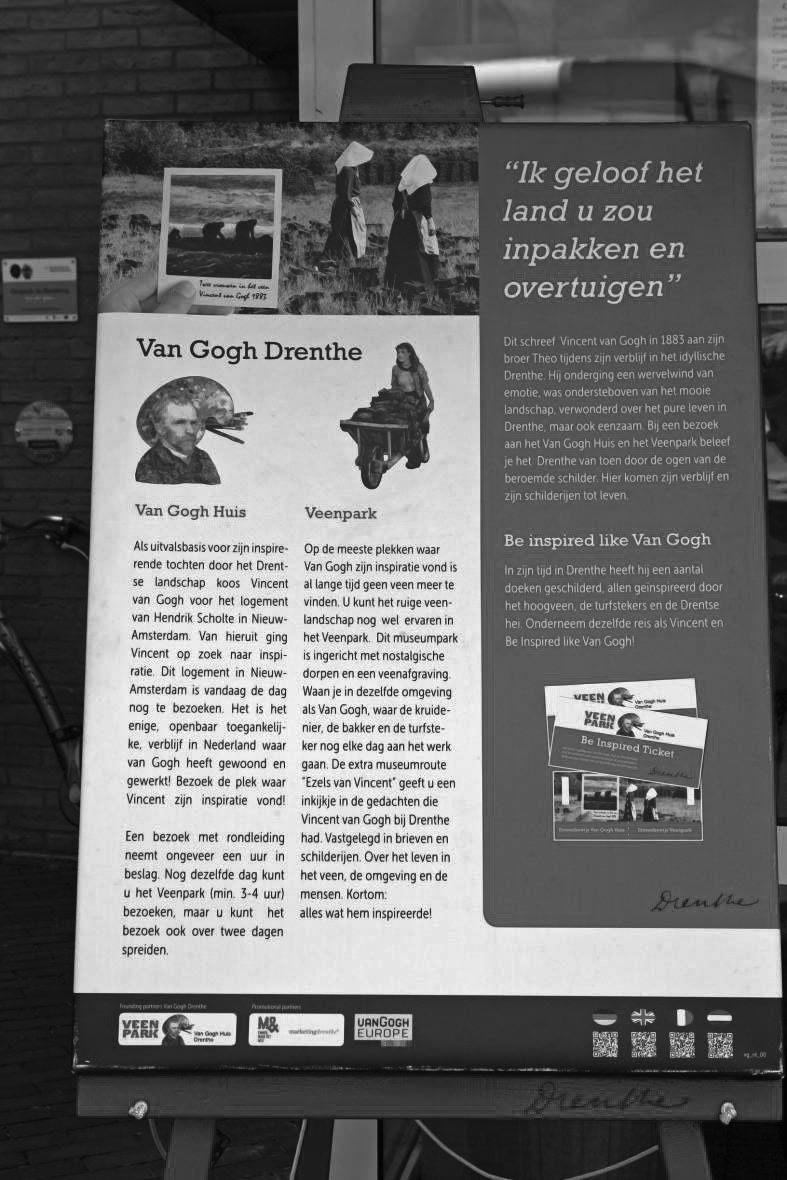 Informatiebord Van Gogh Huis Veenoord/Nieuw-Amsterdam Op 9 mei 2019 bezocht ik het Van Gogh Huis in Veenoord/Nieuw- Amsterdam.