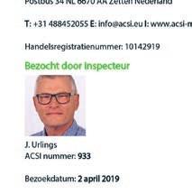 Dat doen we zo veel mogelijk op papier, waarna de inspecteur alles later zelf digitaal verwerkt.