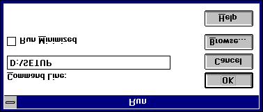 5. Klik op Scanner Driver. Het Select Model scherm wordt weergegeven. Figuur 4: Installatie starten in Windows 3.1x 6. Klik op om het TWAIN stuurprogramma te installeren. 7.