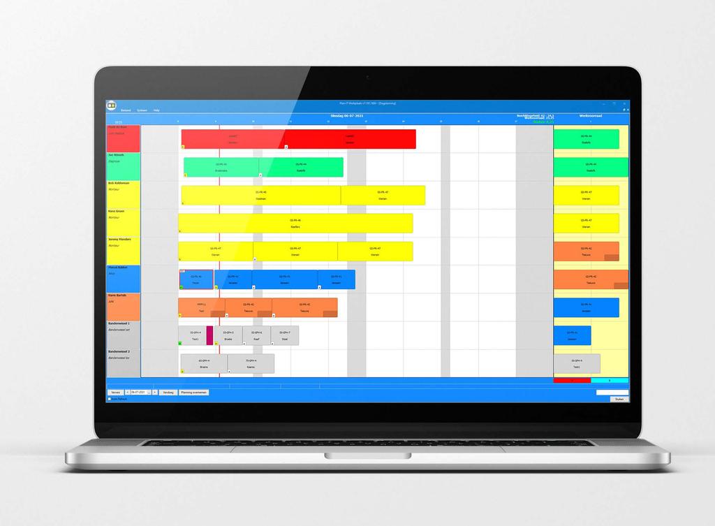 DE SLEUTEL NAAR MAXIMALE PRODUCTIVITEIT IN DE WERKPLAATS Een betere planning brengt veel voordelen met zich mee.