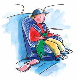 kinderzitje in de rijrichting Hoe maak je je kind vast in het zitje? De riempjes van het zitje moeten goed aansluiten rond het kind. Er mag ten hoogste 1 cm speling zijn.