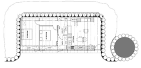 Bladzijde 3 Soorten en maten earthships Packaged earthship Packaged Earthships zijn earthships die bestaan uit één grote U - Packaged Earthship vorm, gebouwd met autobanden die zorgen voor