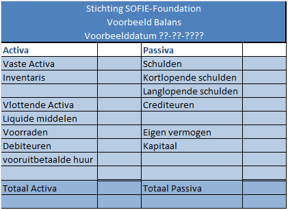 Bijlage 3 Voorbeeldbalans