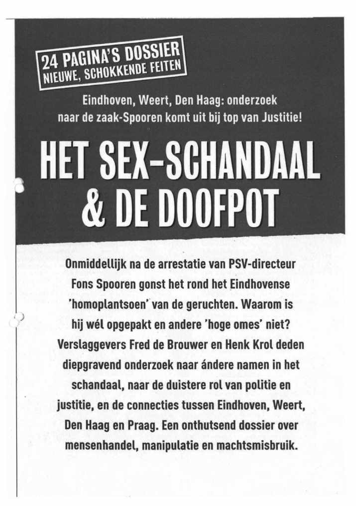 11-10-03 Gay Krant (Cover artikel gelijk aan Panorama)