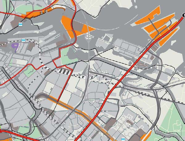 Ten derde is er de opgave van de transformatie/intensivering rond Wibaut aan de Amstel, ov-knooppunt Amstelstation en Gooiseweg als onderdeel van de uitrol van het centrummilieu in zuidoostelijke