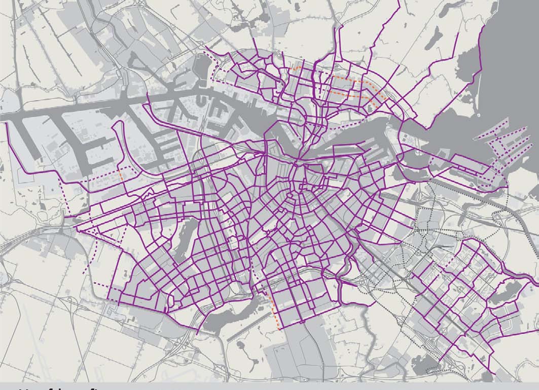 Hoofdnet Fiets De belangrijkste uitgangspunten zijn: Het stimuleren van het dagelijks fietsgebruik; Het direct en indirect garanderen van de bereikbaarheid van stad en stadsdelen; Het garanderen van