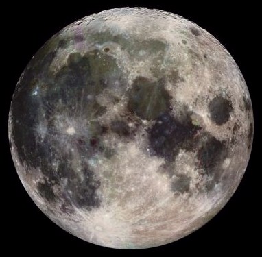 3.1 De Maan draait om de Aarde Vanaf de Aarde gezien is de Maan een in het oog springend hemellichaam. Soms wel, soms niet te zien. De ene keer helemaal vol, de andere keer met een hap eruit.