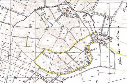 275 Afb. 16.8 Essener gemeente wal. Detail van kaartblad 11, Barneveld, M.J. De Man 1805. grazen (Heidinga 1984, 66).