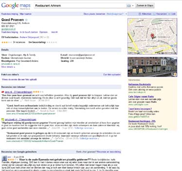 1 Ga naar www.google.nl/places adres en vul de gevraagde gegevens in. Je moet hiervoor wel een Google-account hebben. 2 Voeg een nieuw bedrijf toe.